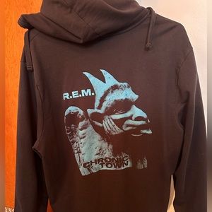 R.E.M. zip up hoodie